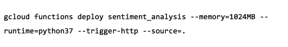 Abb. 3: Deployment einer Cloud-Funktion