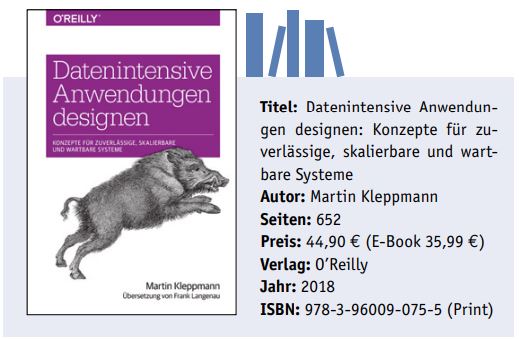 „Datenintensive Anwendungen designen“ von M. Kleppmann