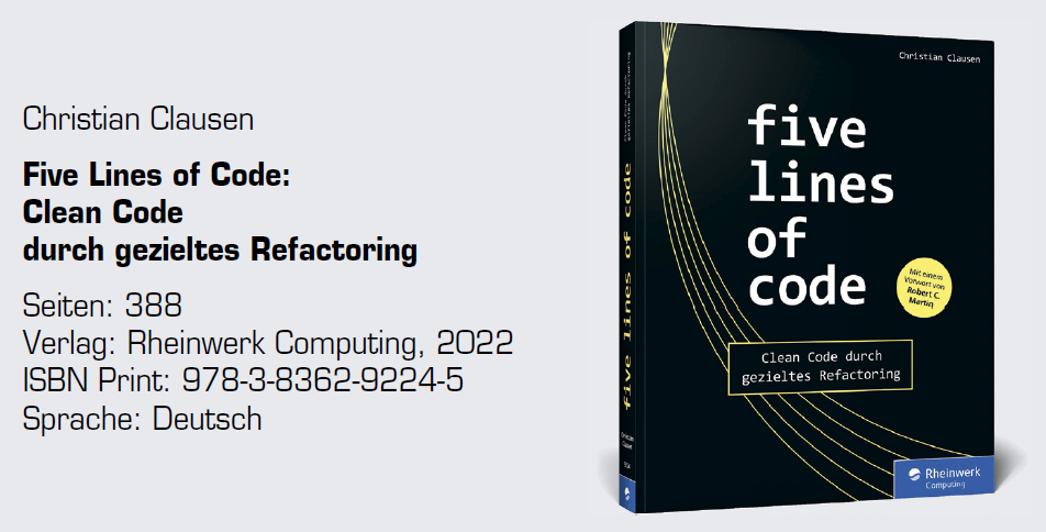 Fünf Zeilen je Methode