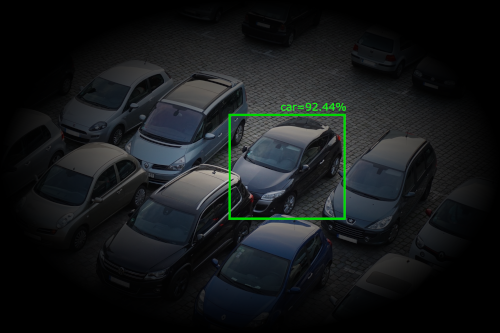 Parkplatzbelegung mit Machine Learning als YOLOv4-Demo