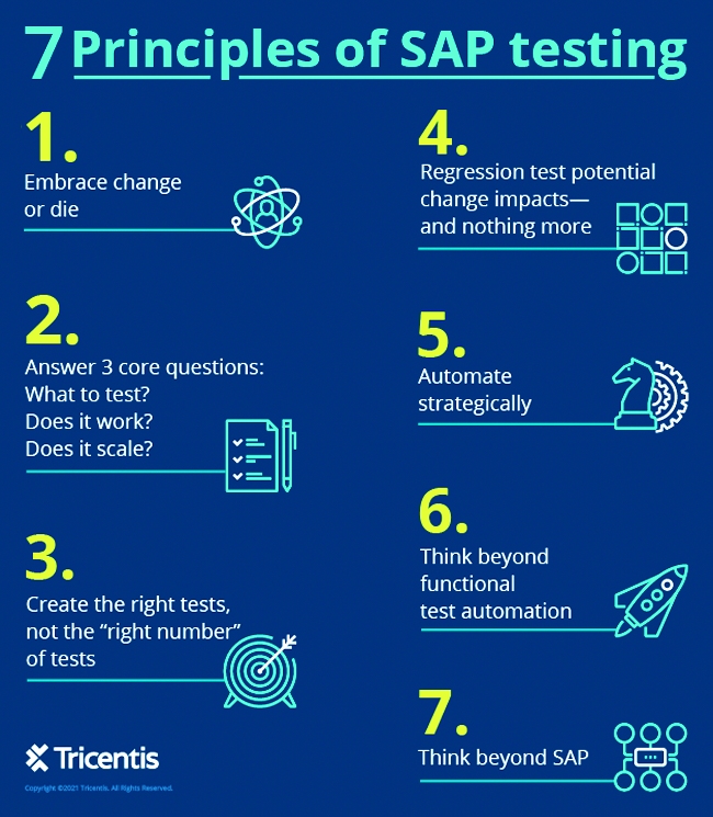 Infografik 7 Prinzipien des SAP-Tests