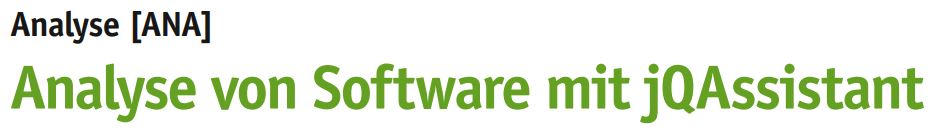 Analyse von Software mit jQAssistant