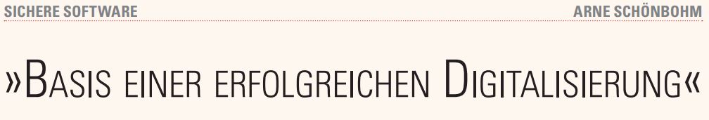 Basis einer erfolgreichen Digitalisierung