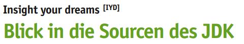 Blick in die Sourcen des JDK
