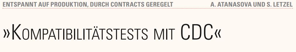 Kompatibilitätstests mit CDC