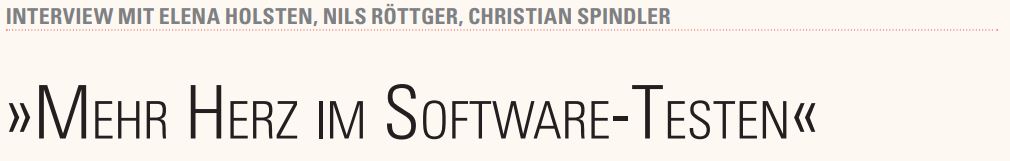 Mehr Herz im Software-Testen